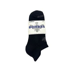 Bombas New Socks Black Large Low Arch Suppory Antimicrobial Reinforced Seams